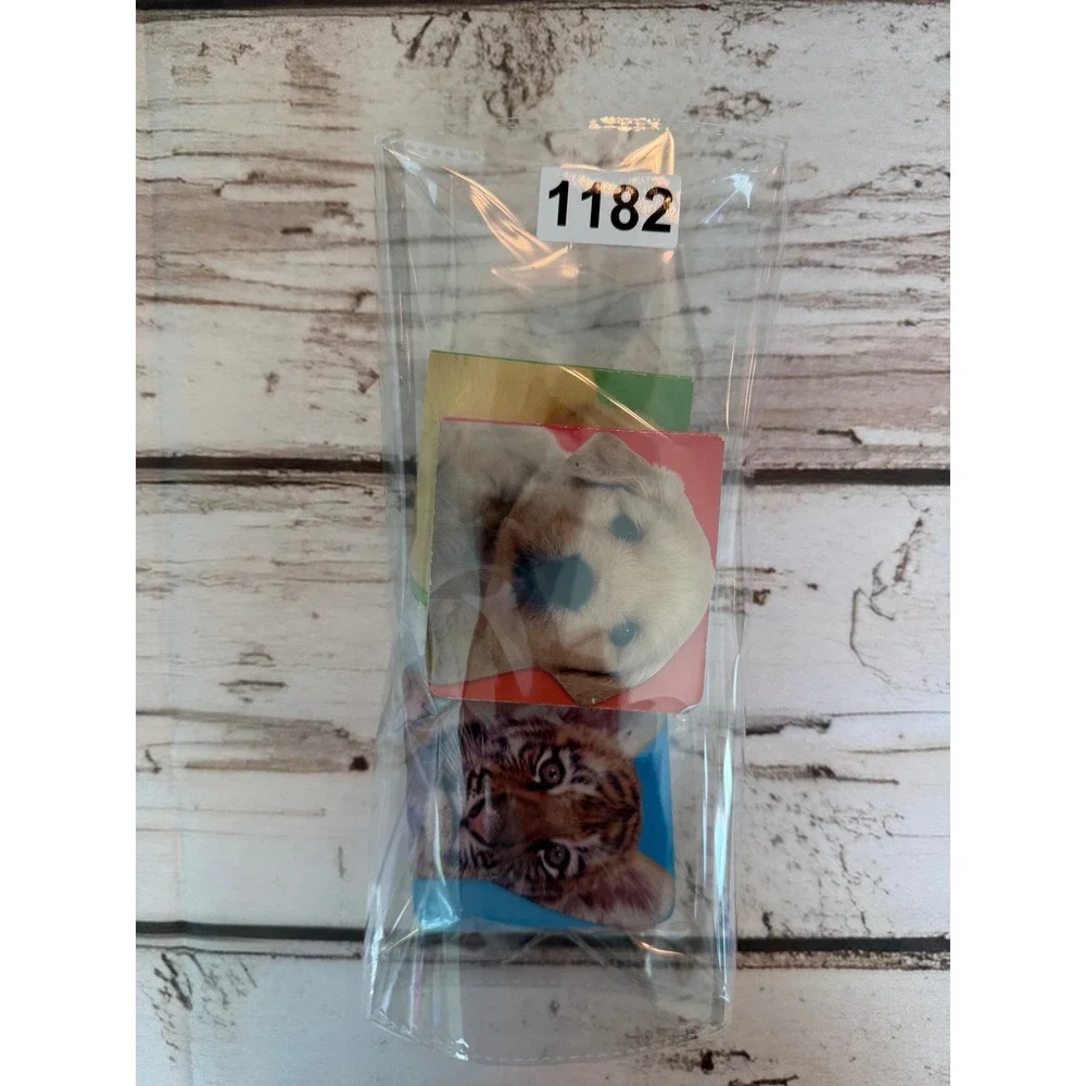 Baby Animal Photo Erasers Set Puppy Tiger Cub Stationery School Supplies 1182